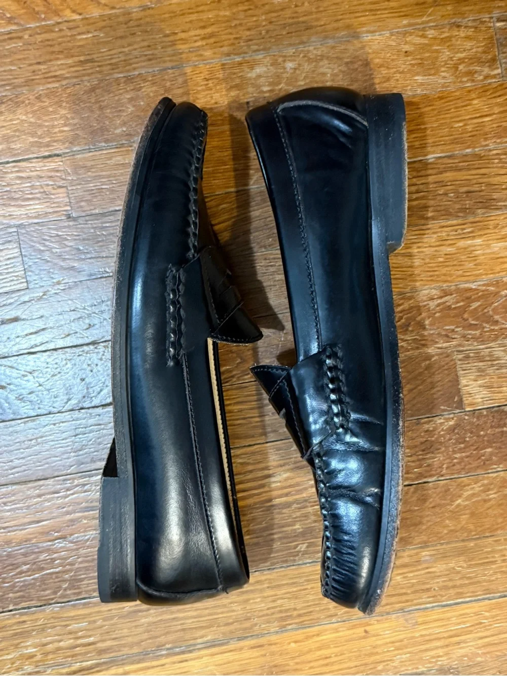Cole Haan Men’s Black Pinch Penny Loafers